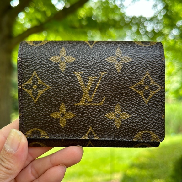 🔥SOLD🔥AUTHENTIC LOUIS VUITTON ENVELOPE CARD CASE   WALLET        CODE # CA0054 - Picture 5 of 16